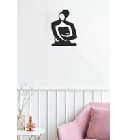 Sevgili Aşk Ahşap Mdf Tablo Duvar Dekorasyon Dekorasyon Ürünü 30x21 Cm (Siyah)