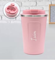 Kişiye Özel 380 Ml Çelik Pembe Termos