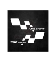 Tofaş Sport Kapı Altı Sag Sol Takım Set Oto Sticker Beyaz 30*11 Cm