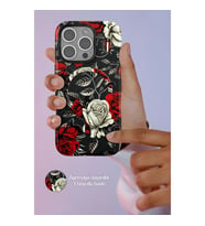 Onegif  İphone 15 Pro Flower Series Magsafe Kapak - Pembe