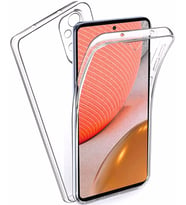 Samsung Galaxy A72 360 Kılıf Şeffaf Ön Arka Korumalı Silikon