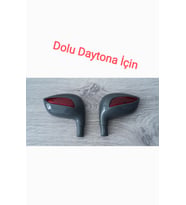 DOLU MARKA  AKÜLÜ 8097 DAYTONA  AKÜLÜ ARABALAR İÇİN AYNA TAKIMI (Kurşun Gri)