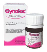 Mega Farma Gynolac Probiyotik 15 Çiğneme Tablet