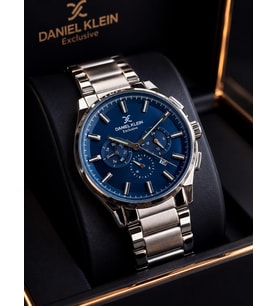 Daniel Klein Damat Ve Takım Elbiseye Özel 2 Yıl Garantili Çelik Kordon Erkek Kol Saati VS.BLKT.1060