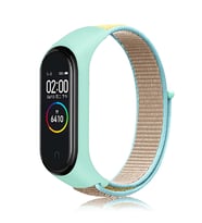 Xiaomi Mi Band 5 Band 6 Kordon Hasır Band (Camel)