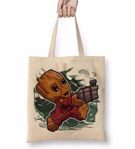 Baby Groot Super Tiny Groot Bez Çanta Uzun Saplı