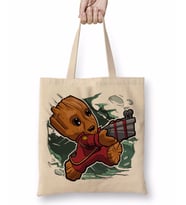 Baby Groot Super Tiny Groot Bez Çanta Uzun Saplı