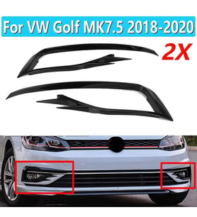 Volkswagen Golf 7.5 Sis Farı Çerçevesi Gti Piano Black 2018 Sonra