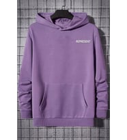 Unisex Represent Sırt Baskılı Sweatshirt (Lila)