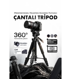 A Plus Tripod 175 Cm Profesyonel Telefon Kamera Tutucu Çantalı Tripod