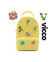 Vicco Pvc Mini Boy Çocuk Plaj Çantası Kreş Çantası Sırt Çantası Okul Çantası Unisex Çanta
