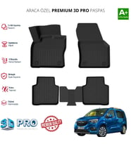OPEL COMBO ARACA ÖZEL 3D PASPAS 2018 2019 2020 2021 2022 2023 2024
