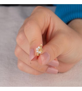 14 Ayar Altın Küpe 1,38 gr