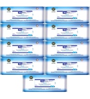 BlueWhite Yetişkin Hasta Perine Bölgesi Temizleme Mendil-Havlusu (9 lu set) 50 Yaprak Hijyenik