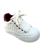 Guja 26k426-1 Kadın Kalın Taban Sneaker Ayakkabı (Bordo)