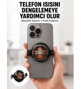 Mobil Oyunlar İçin Serinletici Telefon Fanı Sessiz Çalışma Geniş Kıskaçlı Tasarım Yeni Nesil