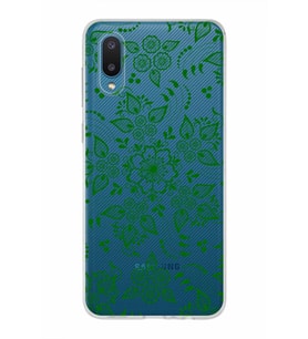 Samsung Galaxy A02  Kapak Nostalji Desen Tasarımlı Şeffaf Silikon Kılıf