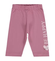 Civil Girls Be Happy Baskılı 2-5 Yaş Tayt - Pembe