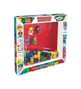4 Figürlü 105 Parça BLOCK SET KUTULU Mega BLOCK SET LEGO UYUMLU