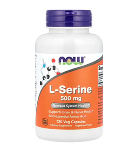 L-Serine Nervous System Health 500 mg 120 Capsules