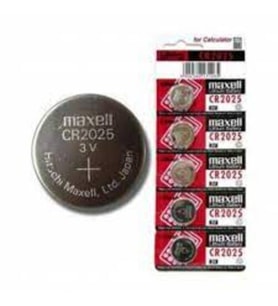 Maxell Cr2025 3v Lithium Düğme Pil 5 Adet