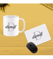 Kişiye Özel Haftanın Modları Baskılı Bardak ve Mouse Pad 