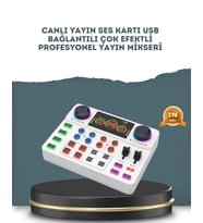 Gürültü Engelleme Özellikli Canlı Yayın Ses Kartı