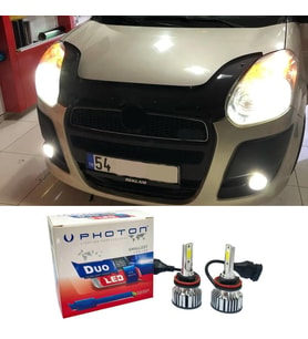 Fiat Doblo D3 Led Xenon Kısa Far Ampulü H7 Duo Yeni Seri Beyaz 2010-2015