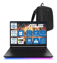 Asus Rog Strix Scar G18 G835LXG-TQ557 Intel Core Ultra 9 290HX Plus 32GB Ddr5 8tb SSD W11PRO 175W RTX5090 24GB Ggdr7 18" 4K Wquxga Miniled 240Hz Gaming Laptop ROGTQ557P18 + Zettaçanta