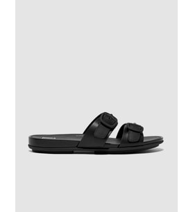 FitFLop FitFlop GRACIE FV1 Çift Tokalı Siyah Kadın Terlik