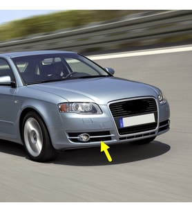 Audi A4 B7 2005-2008 Sağ Sis Farı Yan Plastik Parçası 8E0807152A