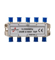 Digitürk 5-2150 Mhz 20dB 8 Yollu Tap Switch 1/8 Splitter