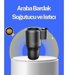 Araç İçi Isıtıcı Soğutucu Bardaklık 60°C Isıtma -4°C Soğutma