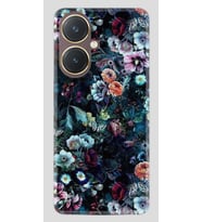 Vivo Y27 Kılıf Desenli Silikon Great Flowers 1304