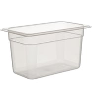 1/4 Dikdörtgen PP Gastronom Küvet Gövde 265x162x150