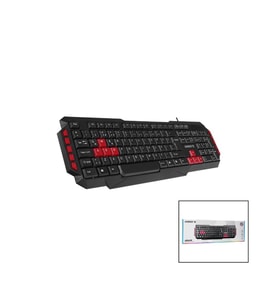 EVEREST KB-G7-ARMOR  USB KABLOLU  OYUNCU KLAVYE  RENKLİ OYUN TUŞLARI - MULTİMEDYA TUŞLARI   150CM (5343)
