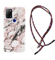 Omix X300 X500 X400 X600 X700 Kılıf Boyun Asklı Rasta Silikon Colorfull Marble 2 1389