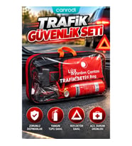 Araç İçi Trafik Güvenlik Seti – Yangın Tüpü, Reflektör ve Acil Durum Ekipmanları