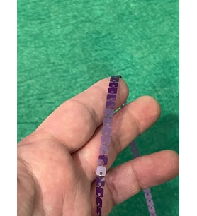 7 MM MOR ÇANTA ELBİSE GİYİM DİKİŞ AKSESUAR PUL PAYET (1 METRE)