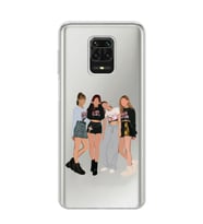 Redmi Note 9 Pro / 9s Uyumlu Blackpink Tasarımlı Şeffaf Telefon Kılıfı