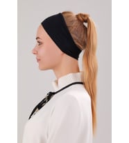 Sihirli Yapışkanlı Kaymayan Bandana Spor Bone Siyah