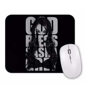 God Bless Sasha Grey Mouse Pad