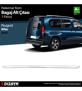 Peugeot Rifter Krom Bagaj Alt Çıtası 2019 Üzeri