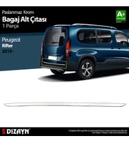 Peugeot Rifter Krom Bagaj Alt Çıtası 2019 Üzeri