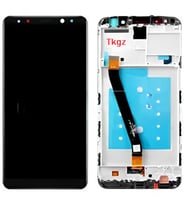 Tkgz Mate 10 Lite Uyumlu Lcd Ekran Dokunmatik -A- KaLite ÇITALI SİYAH