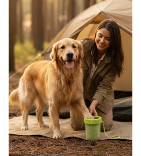 Köpek Ayak Yıkama
