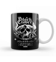 Demon Skull Black Clover Kupa Bardak Porselen
