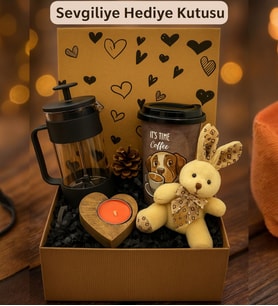 Ayıcıklı French Press Hediye Kutusu