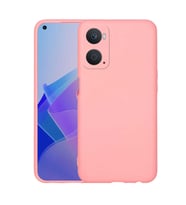 Oppo A36 Kılıf Kamera Korumalı iÇi Süet Dokulu Lansman Tipi Silikon (Açık Pembe)