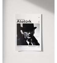 Çerçevesiz Poster Gölgedeki Deha (Çok Renkli)